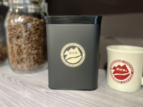画像1: コーヒー保存缶（NEWカラー黒） (1)